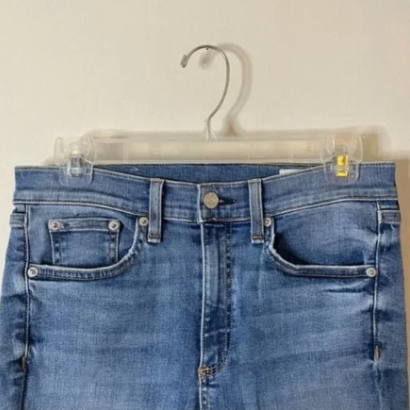 Rag & Bone High‑Waist Ankle Skinny Jeans Size 29 – Levee Wash - Picture 5 of 11